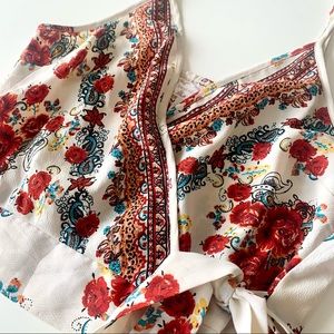 Band of Gypsies Floral Crop Top